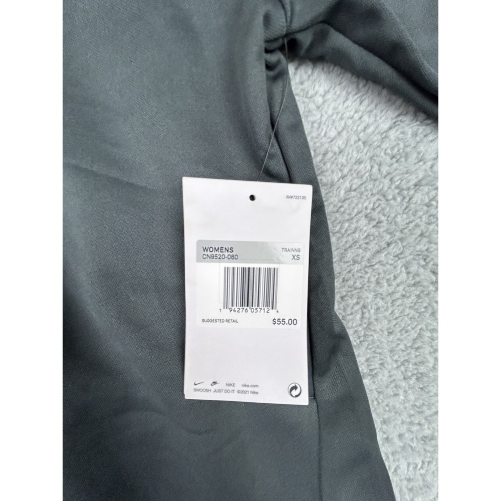 Nike Jacket Womens Small Black Dri FIT Training Full Zip Running Gym Embroidered - Picture 3 of 9